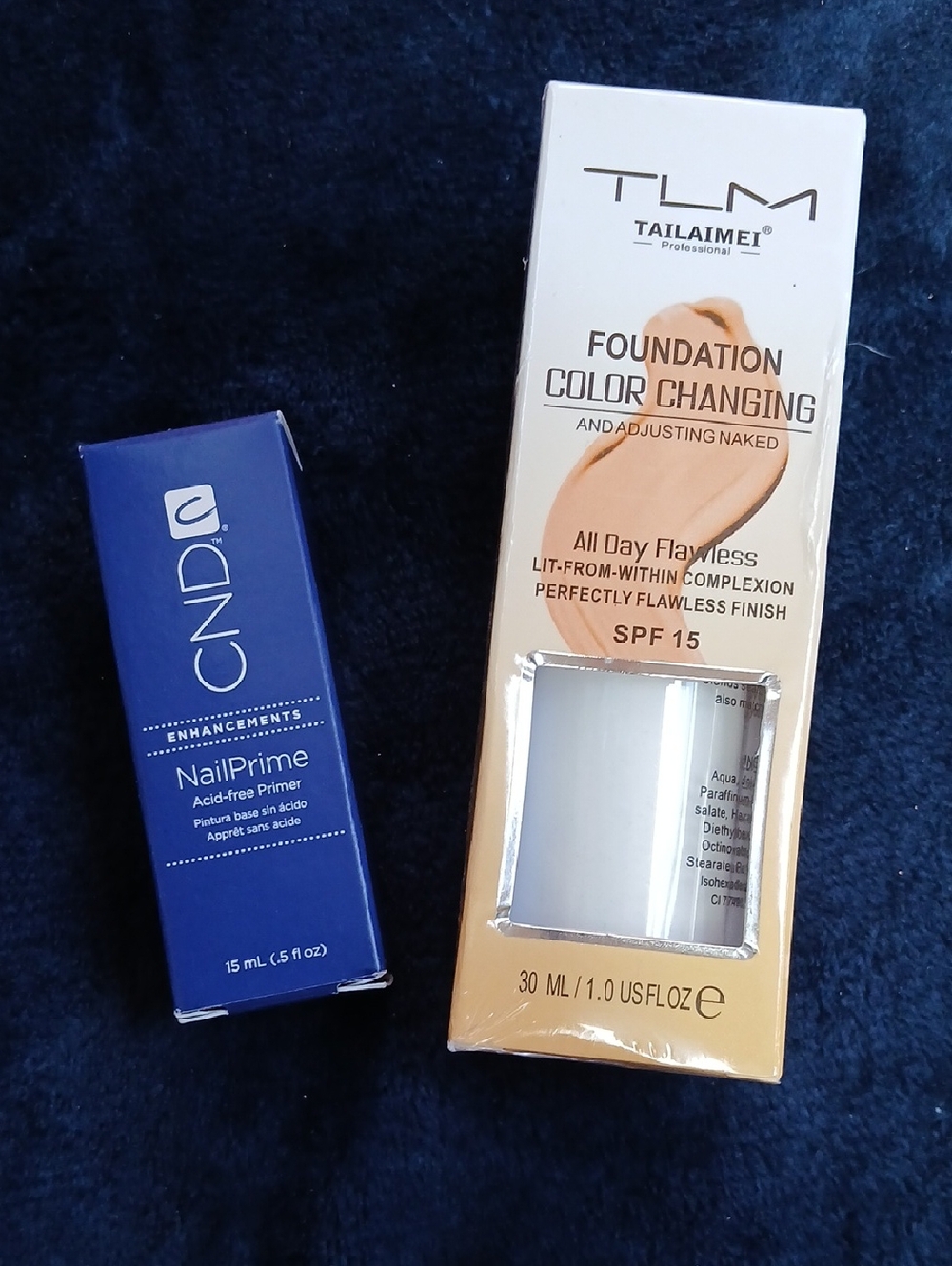 CND NailPrime & TLM Tailaimel Foundation Duo - Blue & Beige